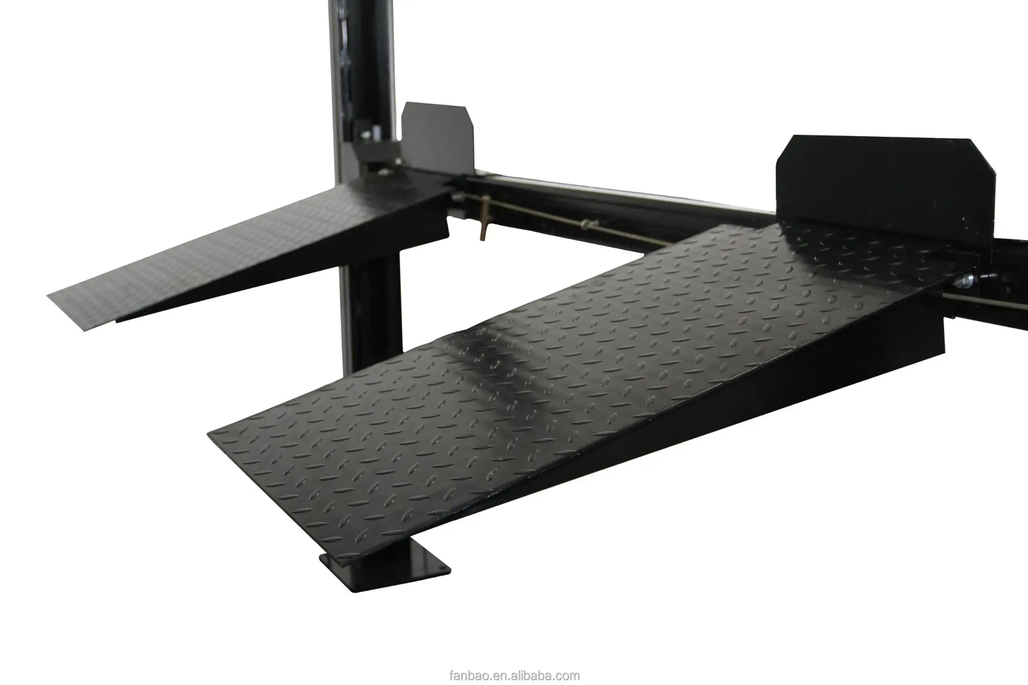 3T manual single side lock release four post car lift 4QJY3.0-C four post hydraulic car parking lift Shanghai Fanbao CE approved