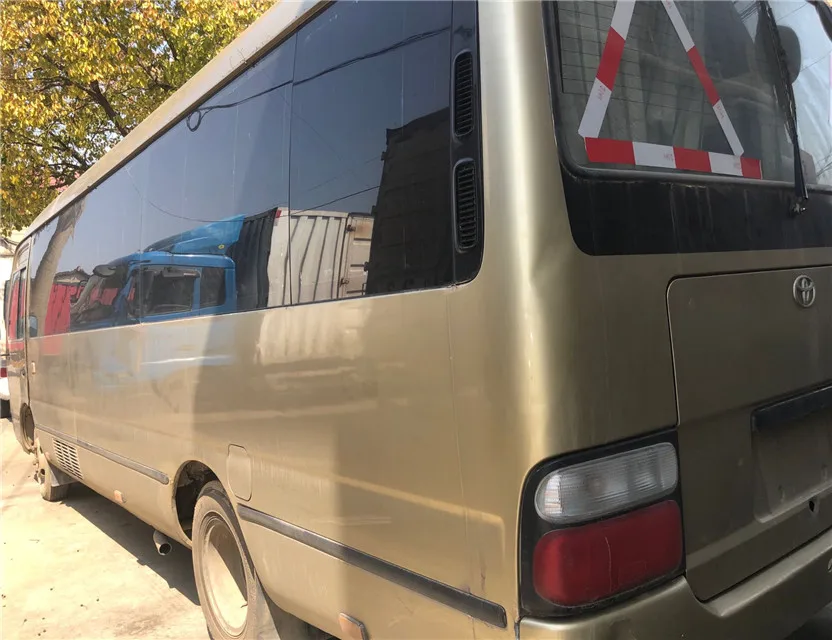 japanese Brand used LHD coaster bus for sale with Diesel Engine 15B engine/1HZ engine for sale