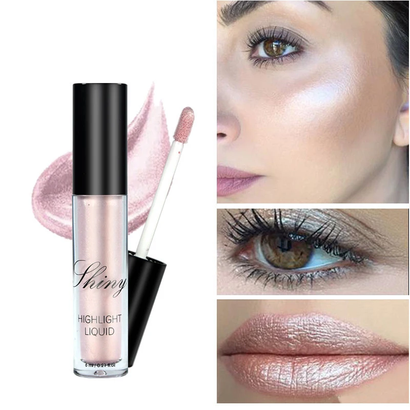 custom wholesale pearl light brighten cosmetics waterproof long lasting glitter liquid eyeshadow