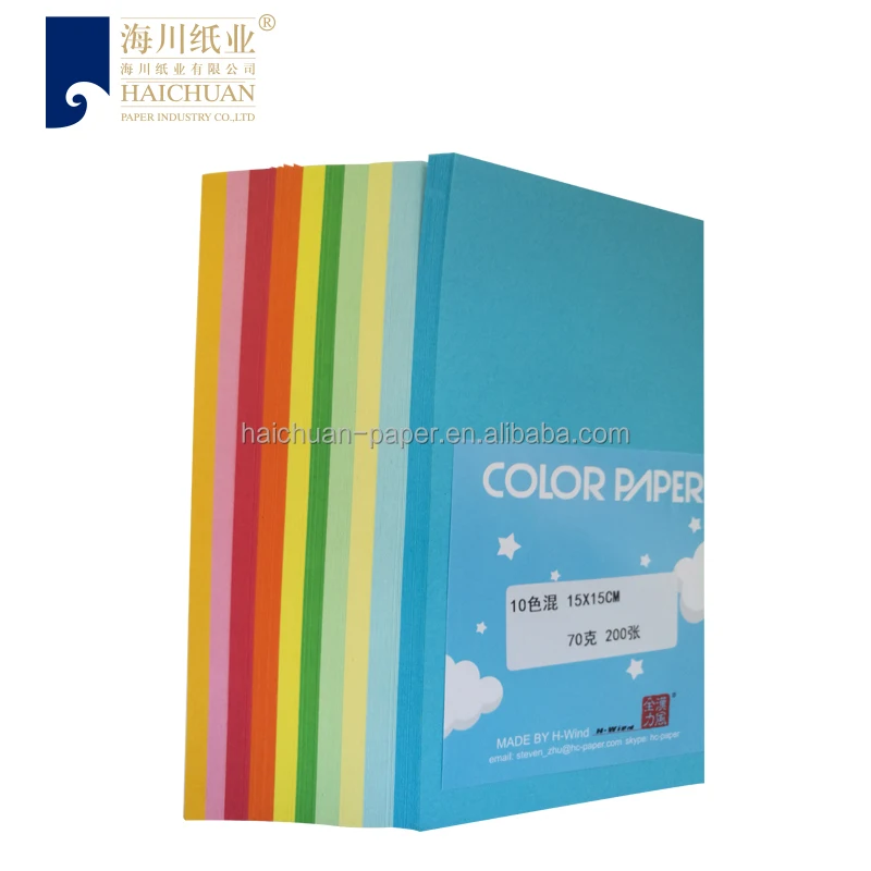 FSC origami paper 50/100/200/250sheets per pack 10 colours paper