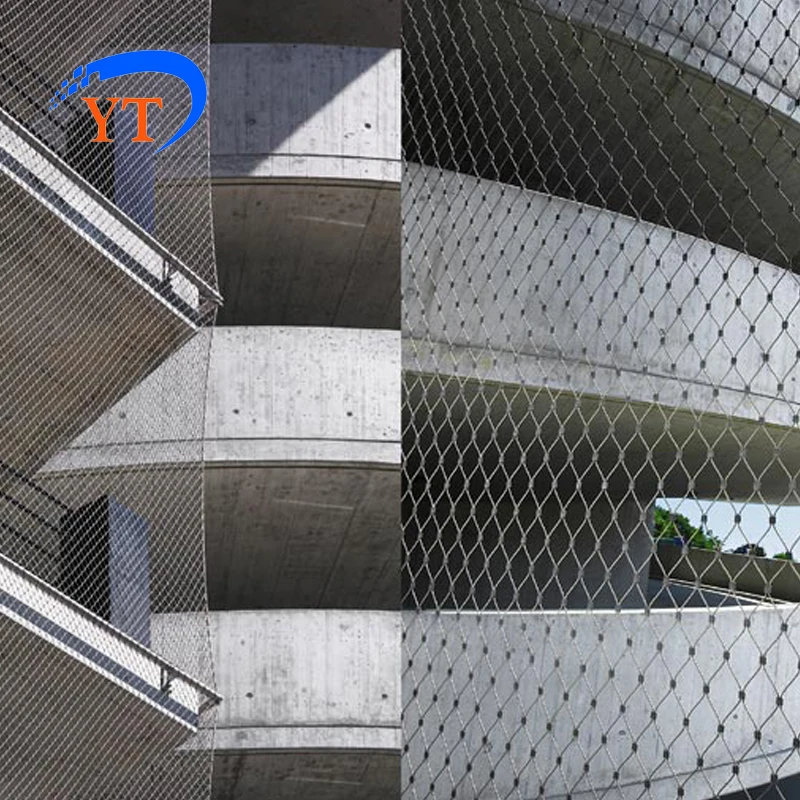 Архитектурные Гибкая inox кабель сетки фасады сетки