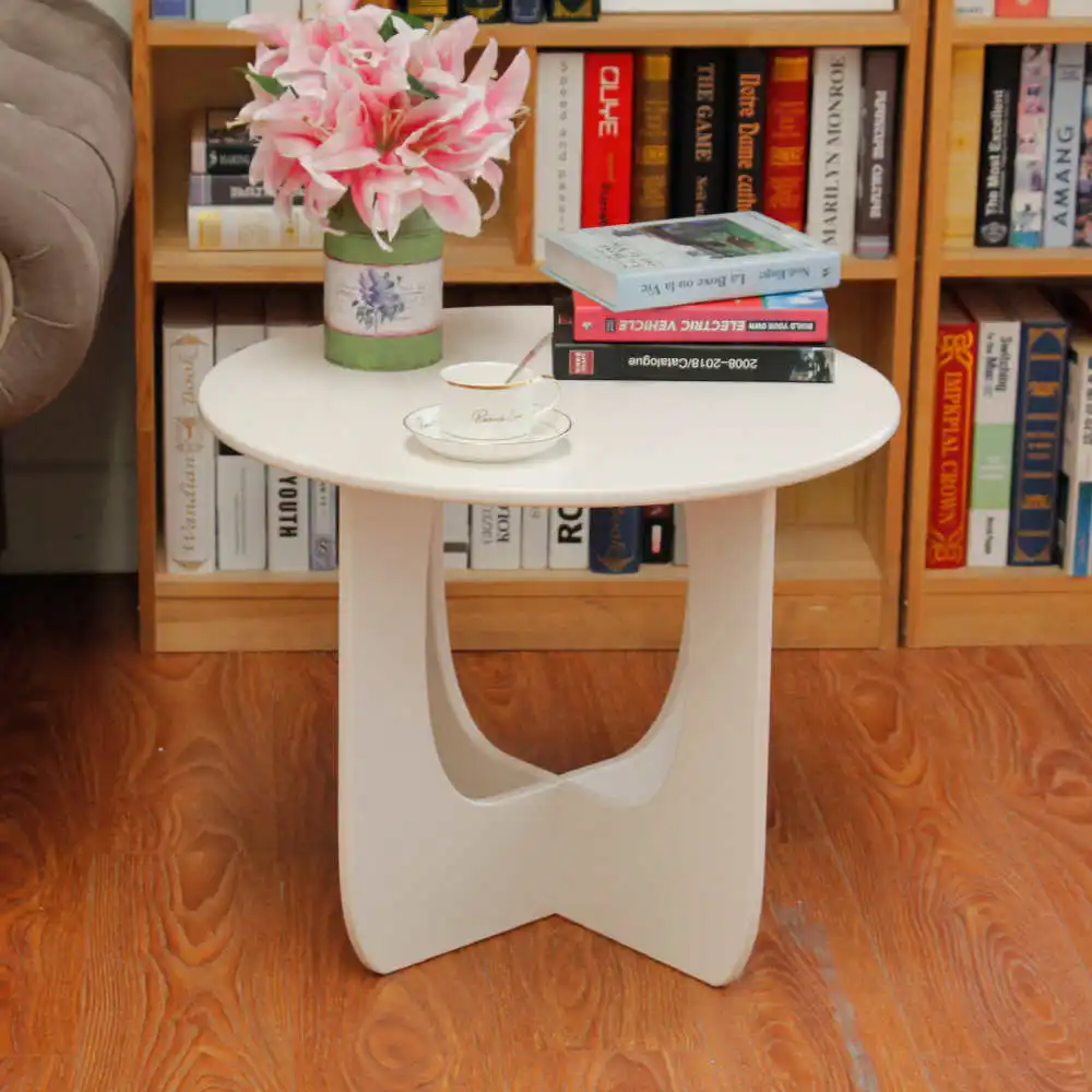 R1203 europe eco-friendly woodenc coffee desk tea table living furniture modern coffee table MDF round coffee table wood