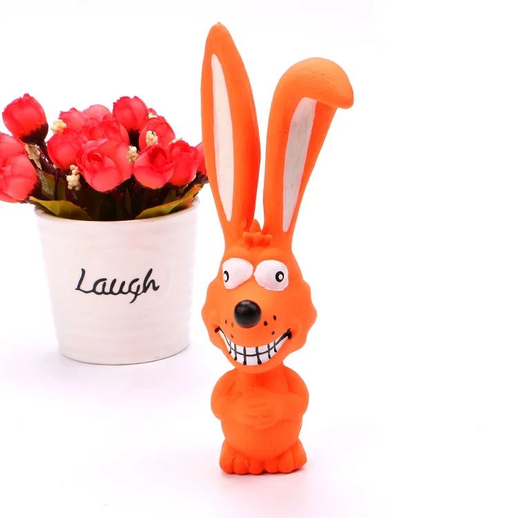 
2020 New Product Pet Toy Latex Rabbit Chew Dog Toy Interactive Pet Products 