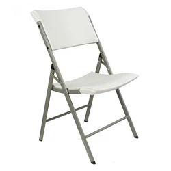 Outdoor Folding Chair Wholesale Foldable Lightweight Easy Carry HDPE Metal Quality Portable Plastic Wedding Home Furniture 50pcs