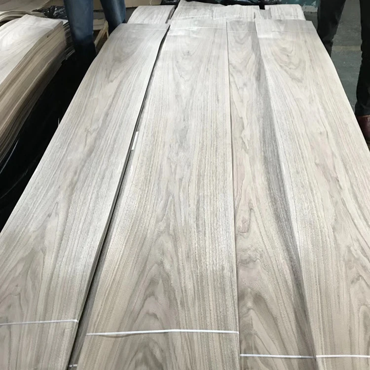 Factory Supply Natural Sliced Veneer Black American Walnut Wood Veneer Sheet
