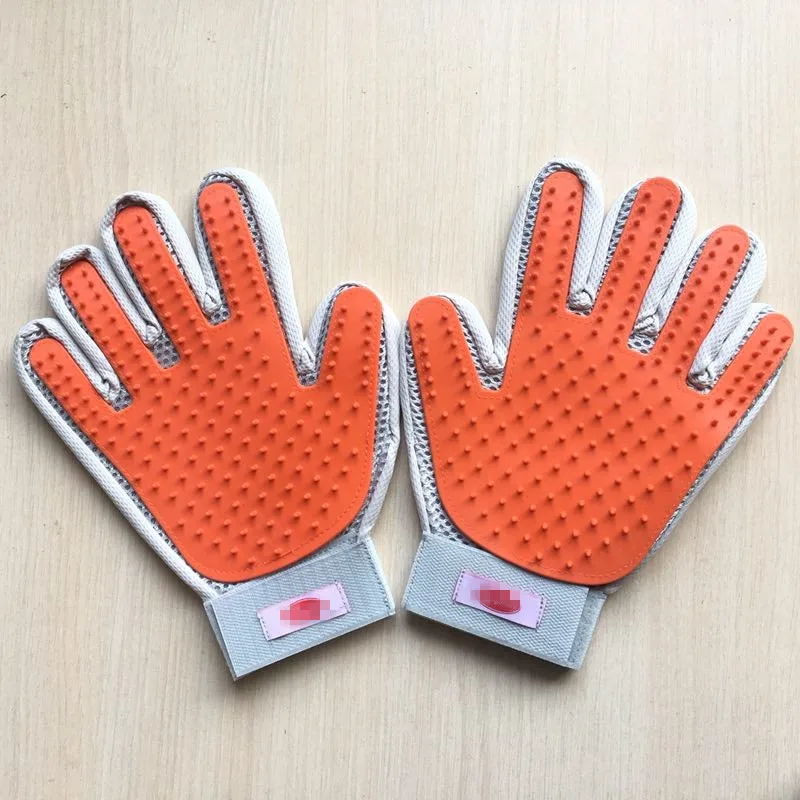 Триммер для стрижки волос, расческа перчатки для домашних животных очистки Массажная перчатка для очистки животное-фурминатор для домашних животных 2018