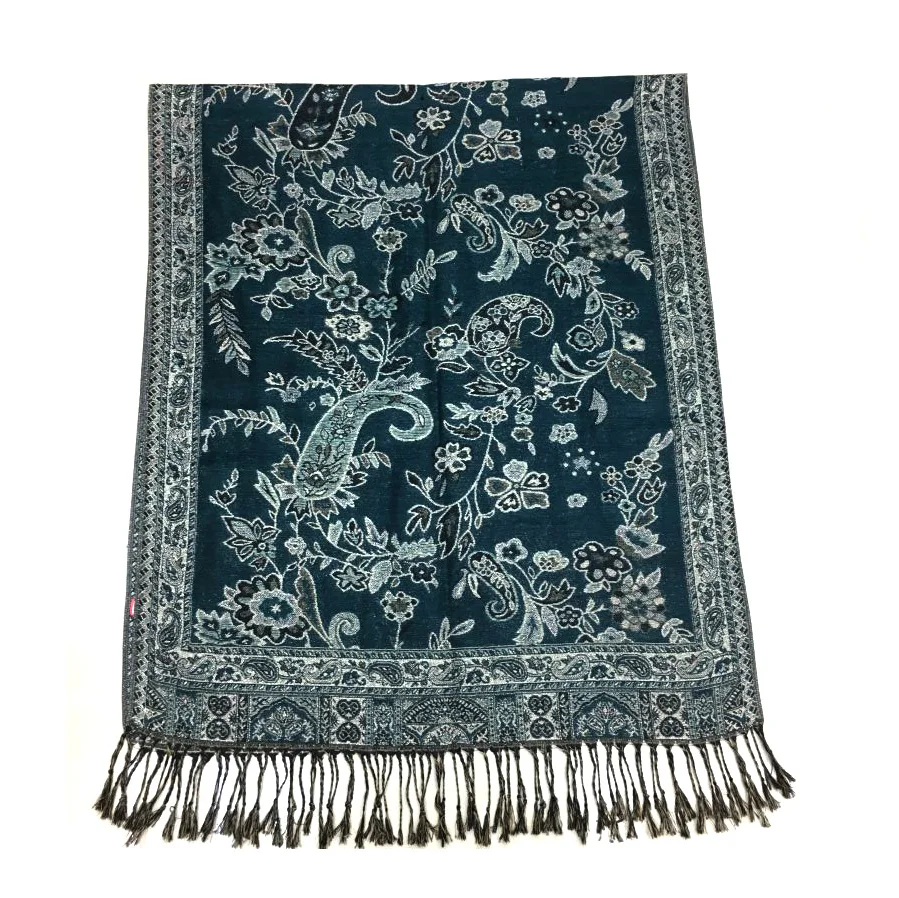 New Style 32 Models Winter Warm Fashion Metallic Gold Lurex Jacquard Shawl Pashmina stole scarf