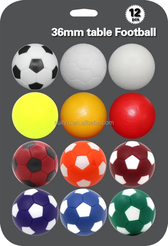 Soccer Balls Football Table Accessories Toy Ball Mini Resin Great Gift for Child Black Plastic PP Bags OEM ABS Fun Stress Ball