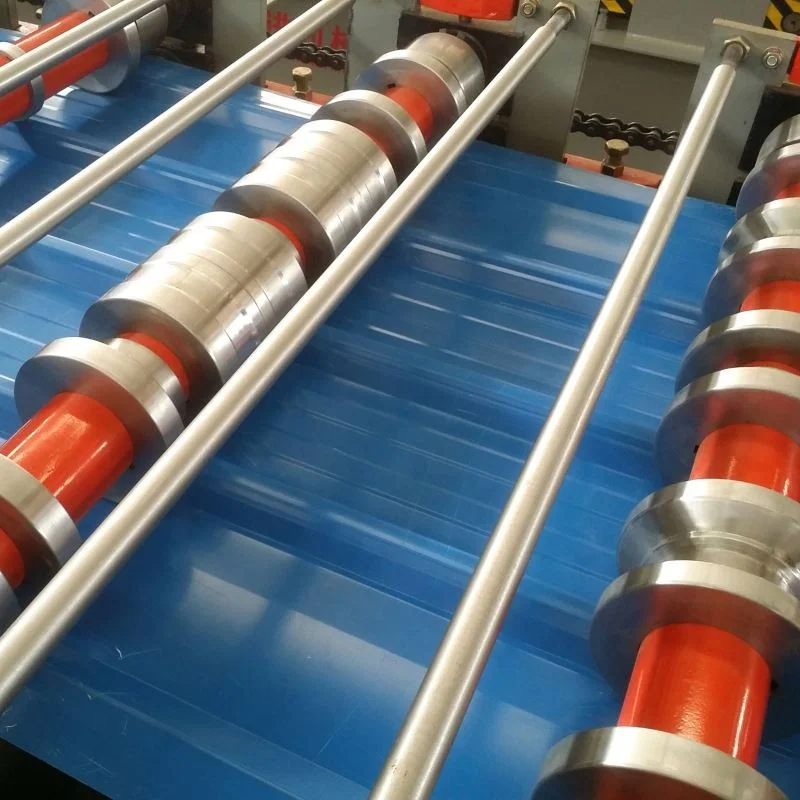 Metal Roofing Sheet Double Layer galvanized sheet manufacturing machine Double layer tile press