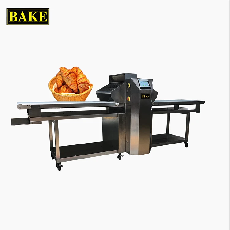 
Full automatic reversible belt pastry making machine croissant dough sheeter 