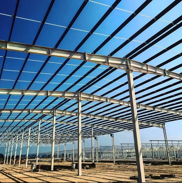 Двухэтажный Сборный строительный цех из стальной конструкции