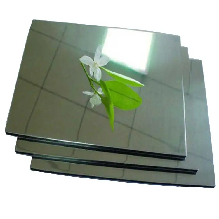 Eco Friendly Main Product Golden Blue Silver Mirror Acp Aluminum Composite Boards
