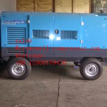 PDS750S-4B1 AIRMAN портативный винтовой компрессор прицеп серии двигатель HINO