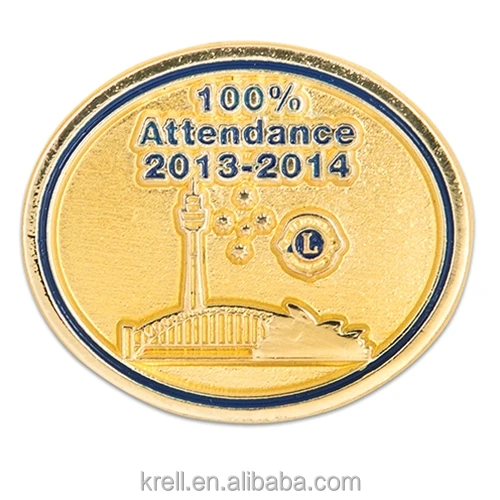 Gold plating coins & medals for rotary club