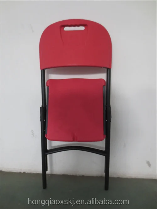 outdoor leisure red color garden chair home folding garden modern plastic chair