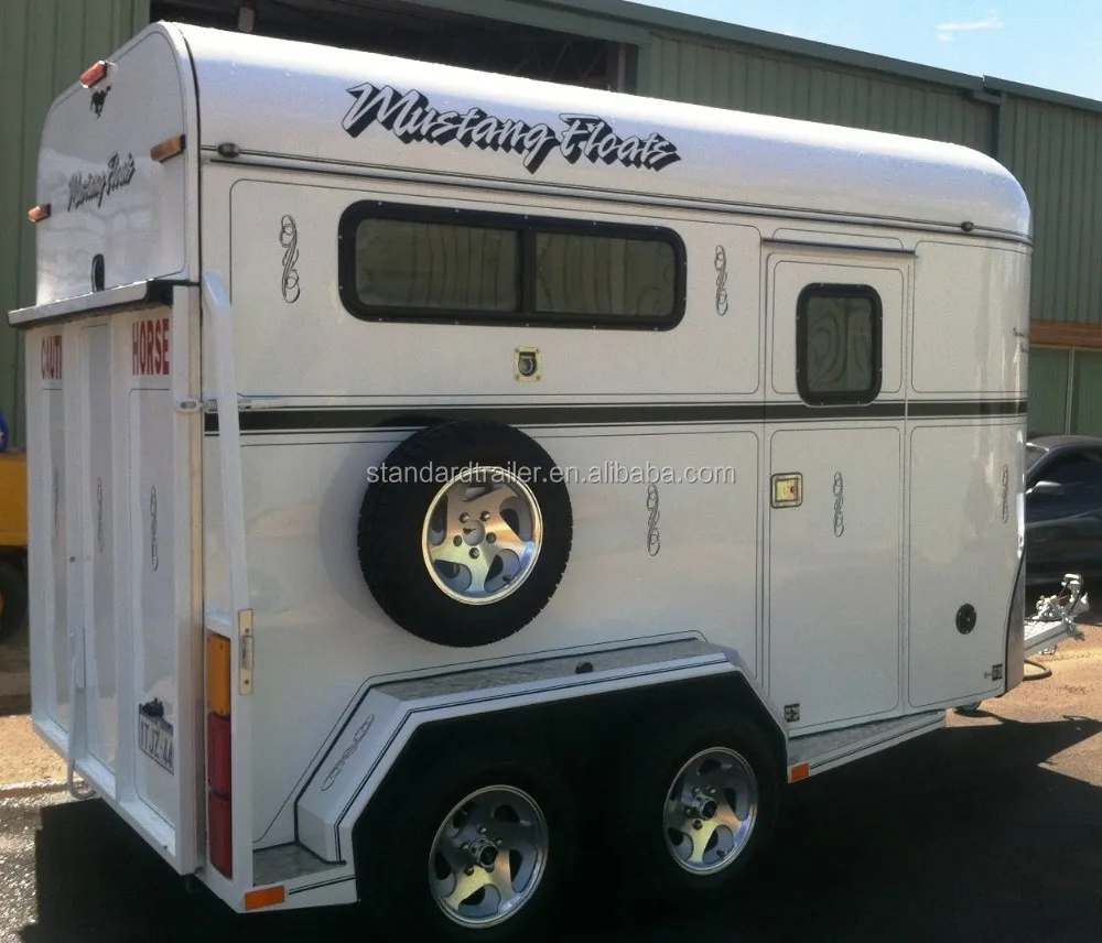 High quality deluxe horse trailer made in china