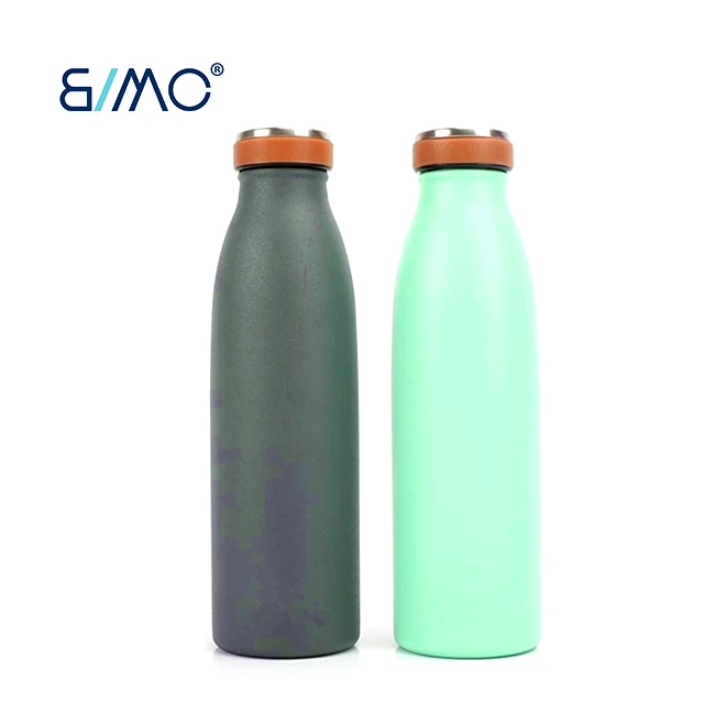 Stainless Steel Water Bottle Leak Proof Vacuum Insulated Cola Shape Bottle Keeps Drinks Cold For 24 Hours Hot For 12 Hours