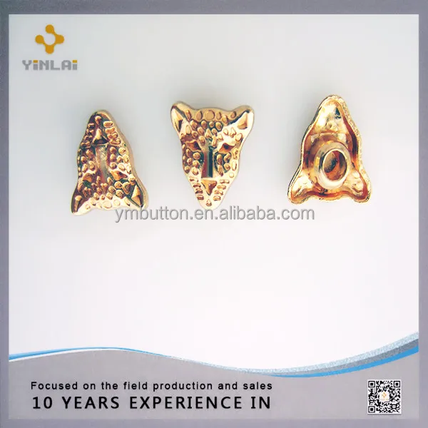 Leopard shape jeans rivet metal bag accessories