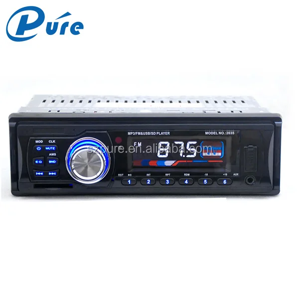 AUX Car Audio MP3 Player Instructions Car MP3 Player FM USB One Din Music Player