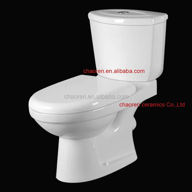 South Africa ceramic washdown two piece toilet Lower Price White Dual-Flush W.C rest room toilet bowl lavatory toilets