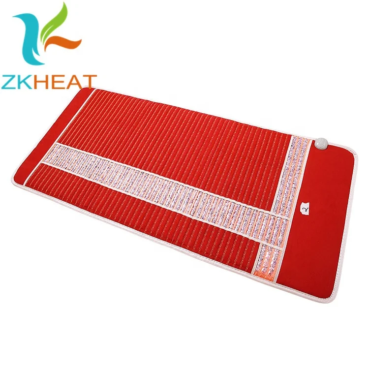 Pain relief amethyst crystal mat bio far infrared heating mattress