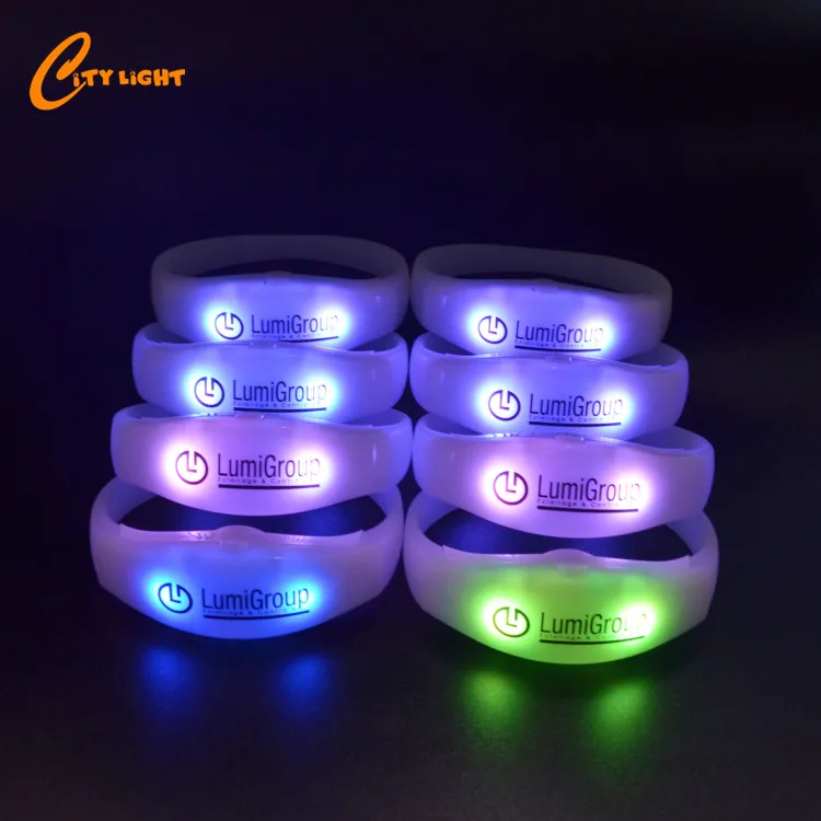 Best price remote controlled led wristband dmx led bracelet
