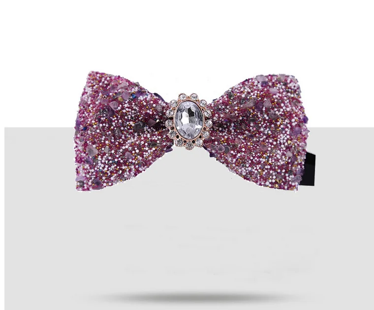 Factory Making High Quality Luxury Crystal Mens Party  Bowties