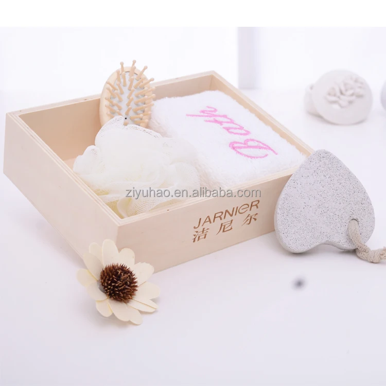 Promotional Heart-Shaped Bucket Bath Set Bath Gift Set