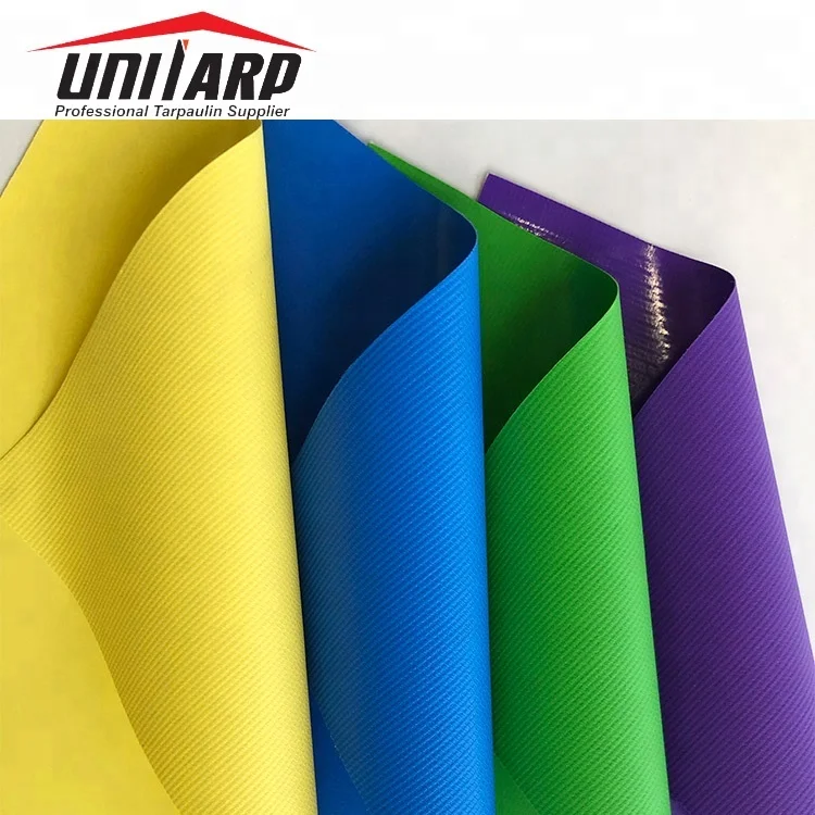 Waterproof 650 gsm Tarpaulin PVC Vinyl Coated Polyester Fabric Tarpaulin