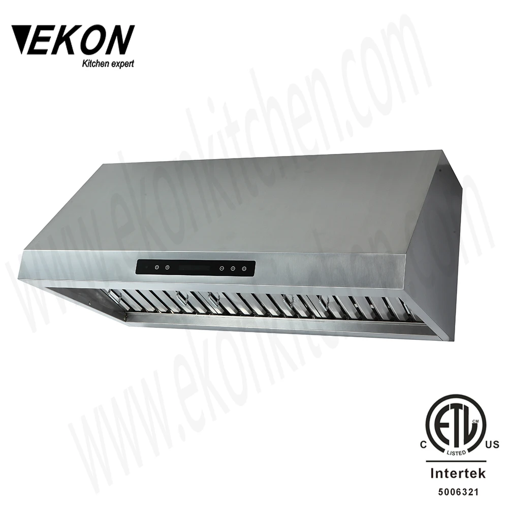 
36' Commercial Stainless Steel Custom Range Hoods 