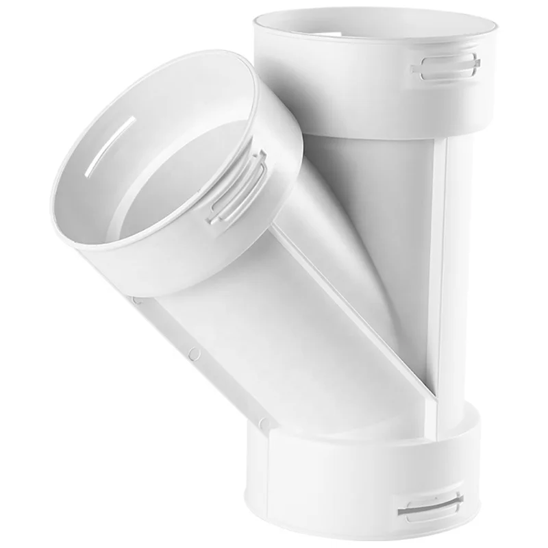 Air Vent Flat Duct Y Tee Pipe Fittings for Ventilation System