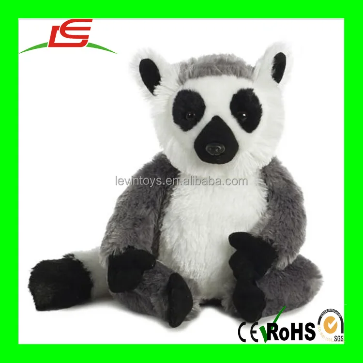 ICTI 25cm Plush Cuddly Toy Black Soft Lemur
