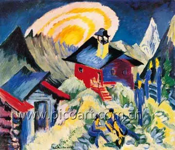 night vision art painting