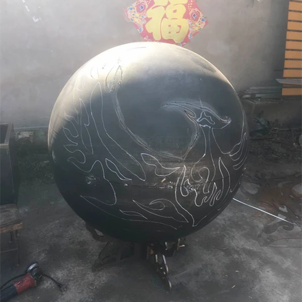 Outdoor Small Decorative Corten Steel Cast Iron Bowl BBQ Fire Bowl