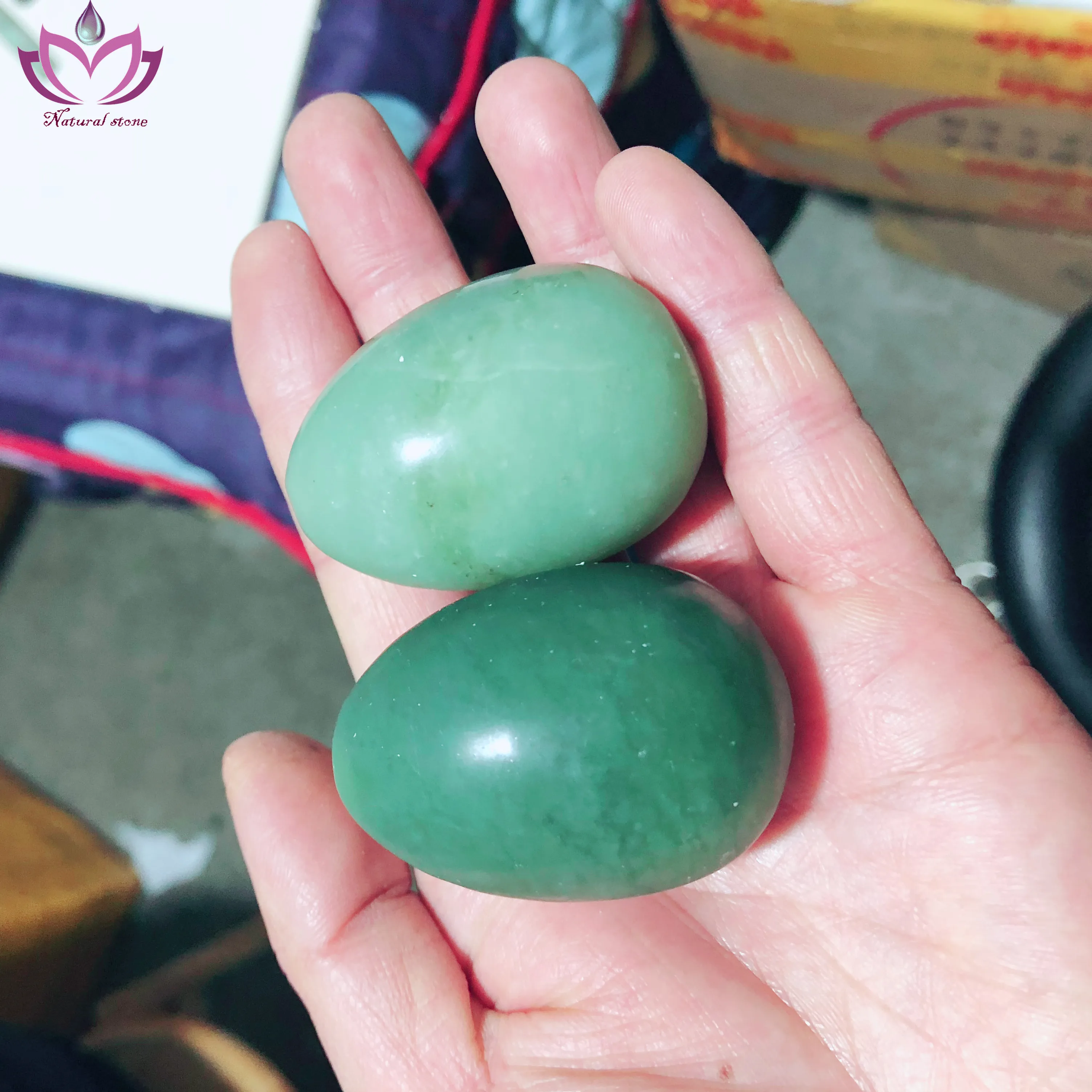 Бесплатная доставка Оптовая продажа 3-PCS комплект Йони яйцо нефрит яйца Секс Инструмент L/M/S; 3 размера; Поперечный просверленные