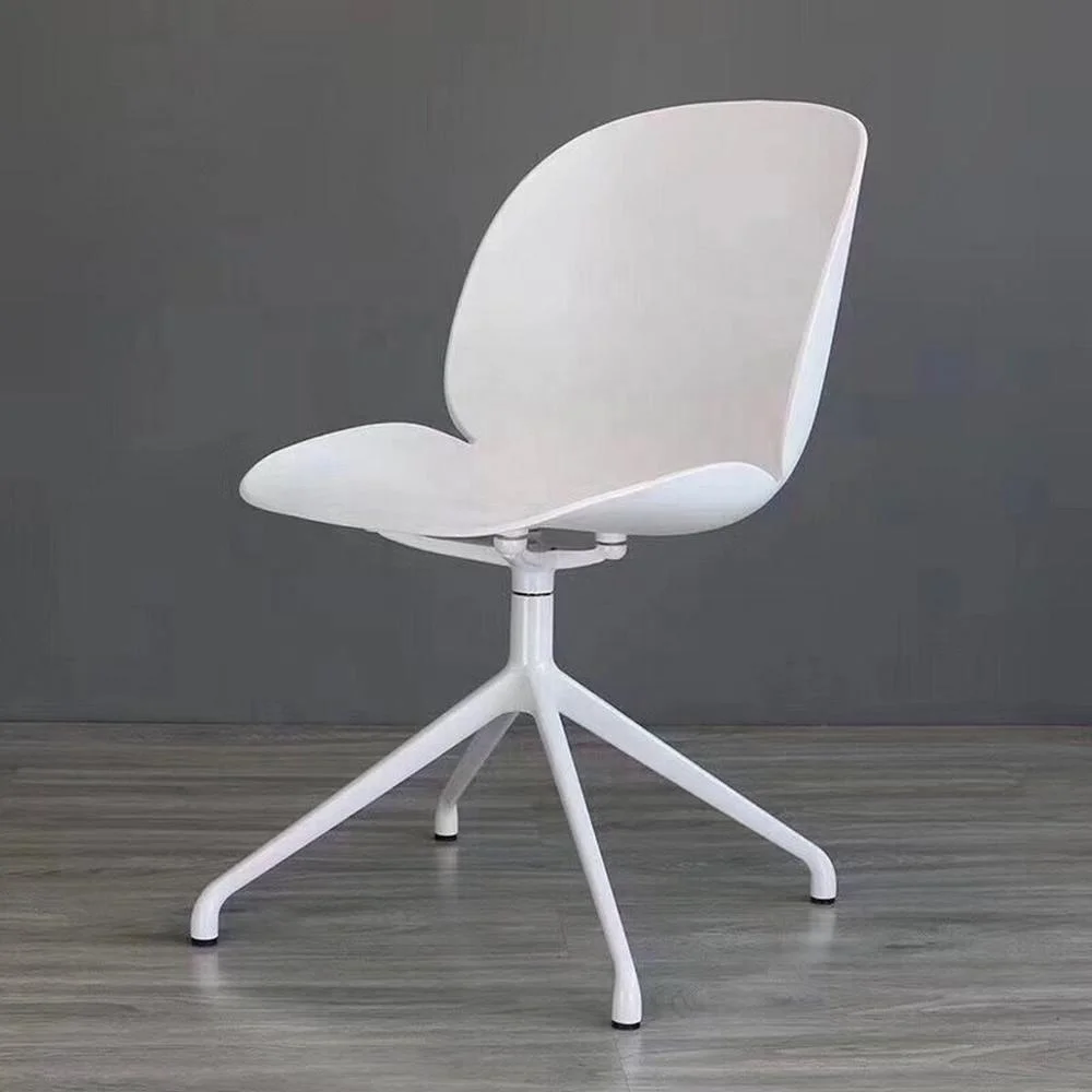 powder coating alloy aluminum four star legs with polyester upholstery seating office chair