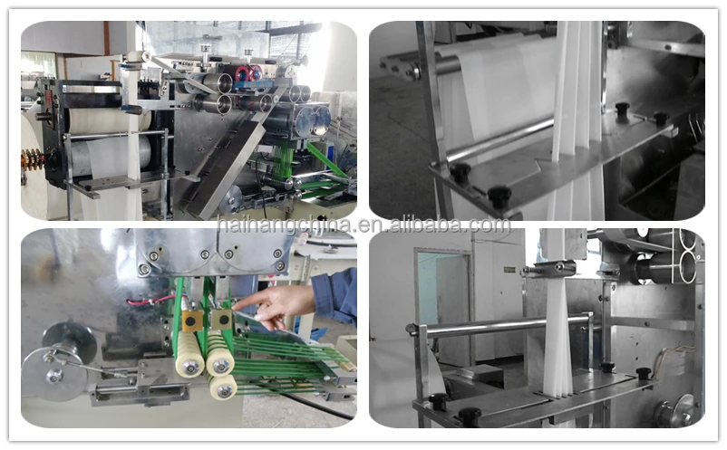 tableware disposable airline napkin salt pepper toothpick set plastic cutlery auto packaging line machine