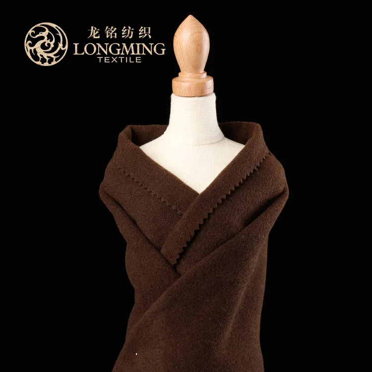 China textile wonderful price wholesale 100% polyester fiber velvet brushed flannel suiting fabric