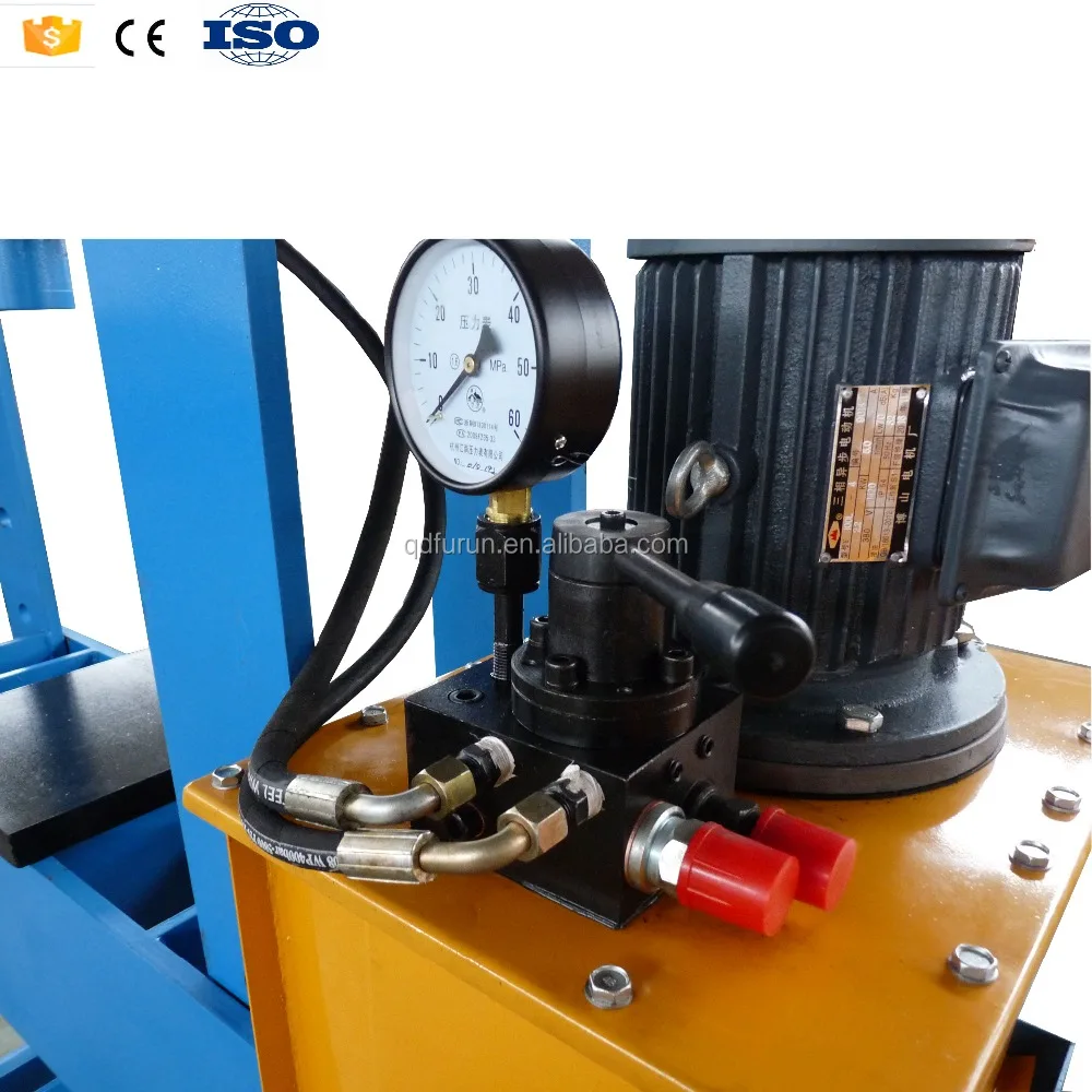 CE Approved 30 Ton Hydraulic Shop Press with Gauge