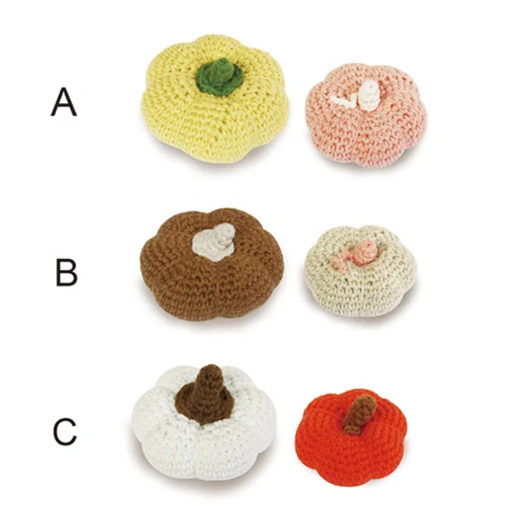 
Cute Vegetable Pumpkin DIY Knitting kit DIY Crochet Kit 