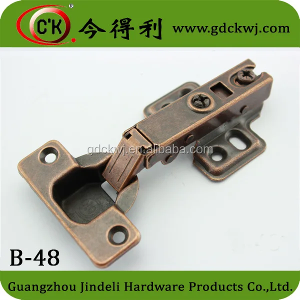 European style hinge / antique copper plated cabinet hydraulic hinge