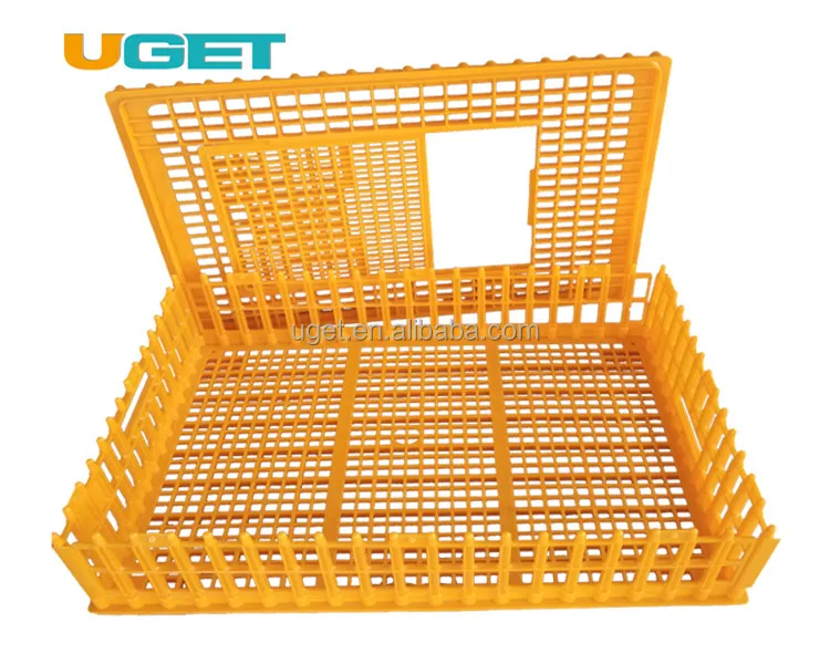 
Customized Recyclable Stackable Plastic Transport Poultry Crate for Chicken Duck Goose Dove 