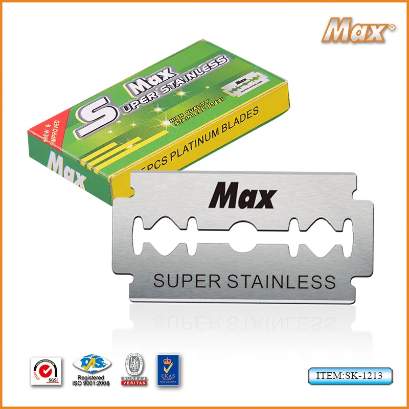 double edge brand name razor blades made by professional razor blade factory
