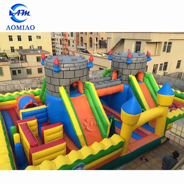 Hot Sale PVC Commercial Cheap Grade Inflatable Bouncer Vinyl Slides Big Giant Bouncing Castle Playground Jumping Castles