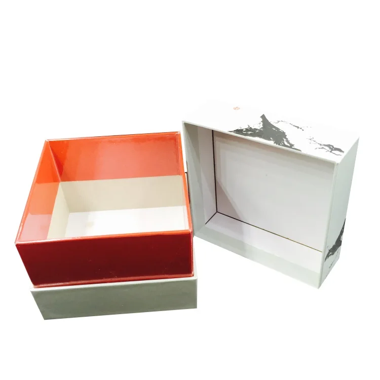 luxury Cardboard hard rigid Square fragrance gift box for packaging