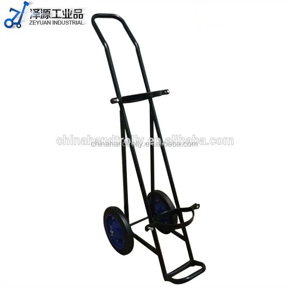 high gas cylinder trolley hand push tool cylinder cart with factory price