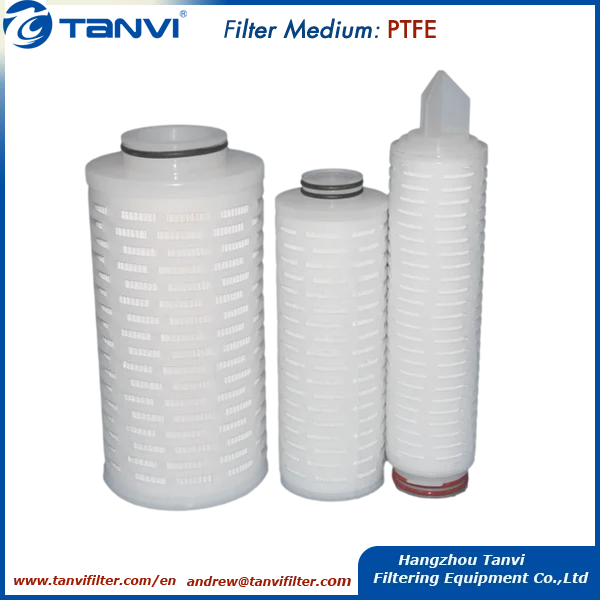 Микрон PTFE Плиссированные Мембранные Фильтр-Картридж/Гидрофобные Мембранный Фильтр