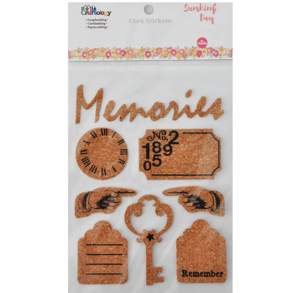 Hot selling best price memories cork stickers
