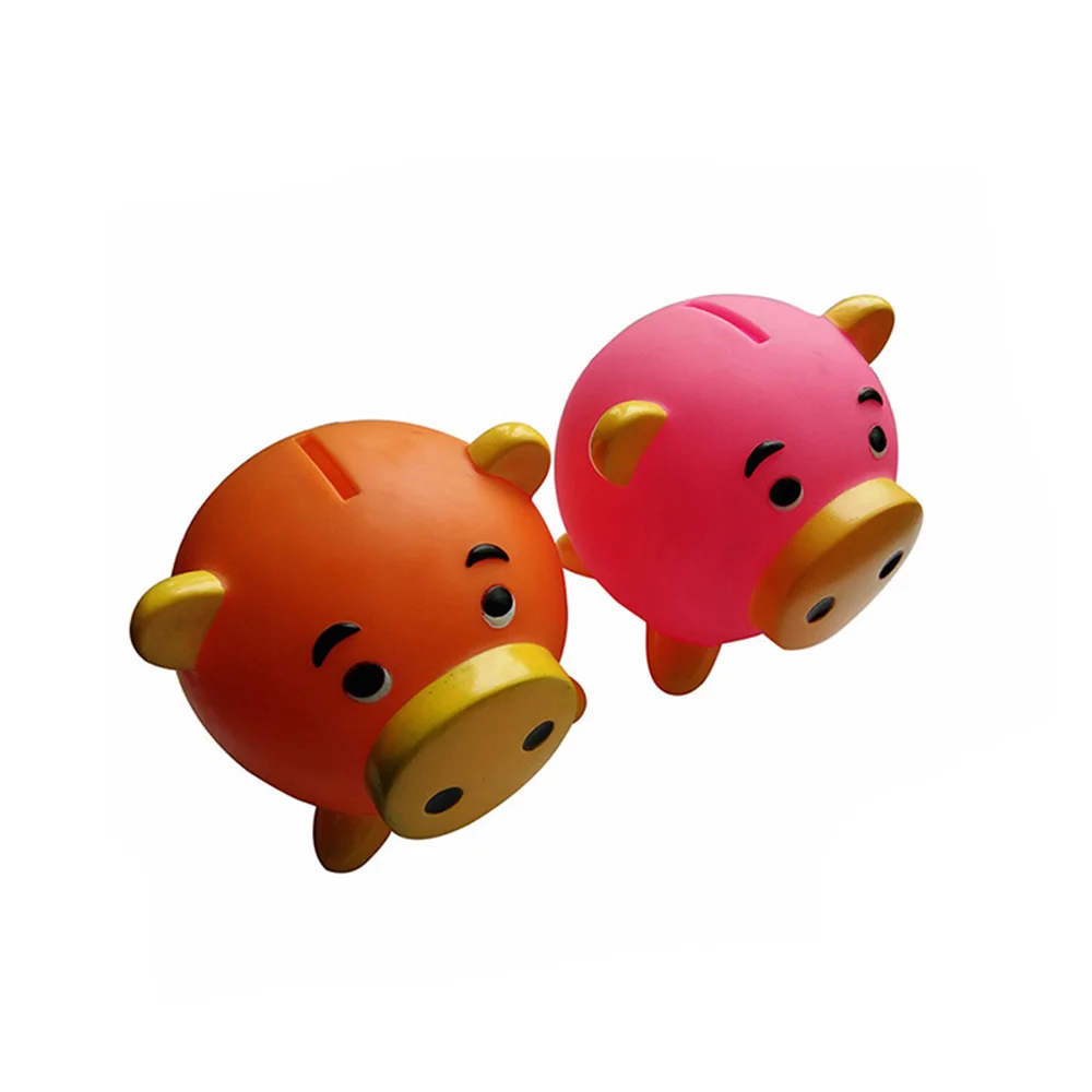 Custom vinyl toy PVC pig money saving coin piggy bank