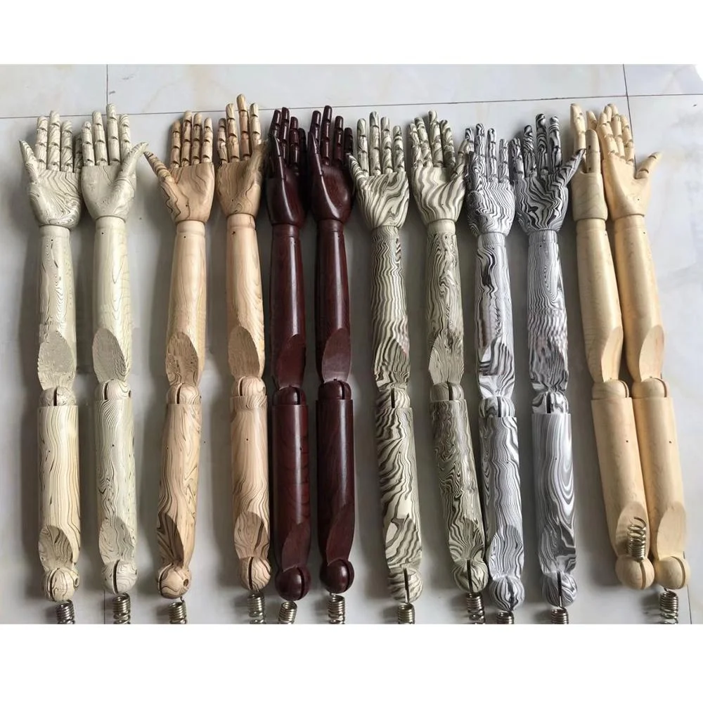 mannequins wooden arm